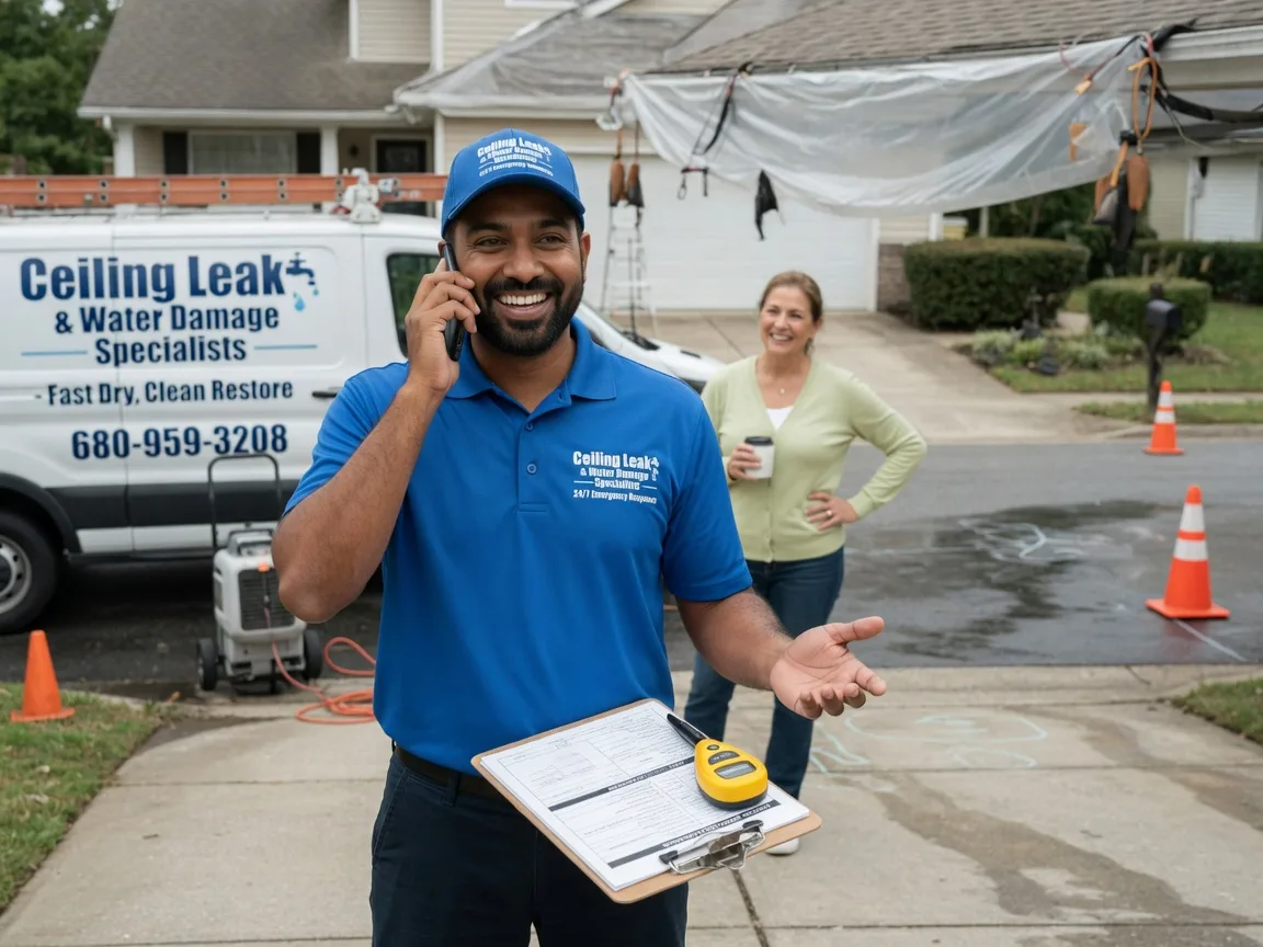 Ceiling Leak Cleanup Remington, VA FAQs